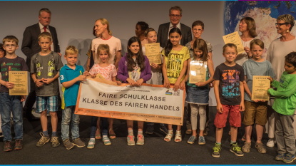 Auszeichnung faire Klasse 2016 Grundschule Scheidt