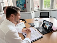 Vidéoconférence dans le cadre du premier anniversaire du partenariat avec Kowel