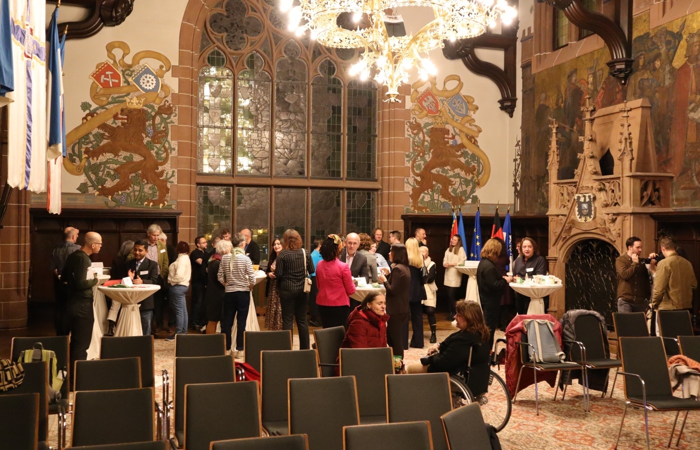 Vernetzung während der Faire Messe