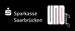 Kombilogo der Sparkasse Saarbrücken mit dem UNO-Logo